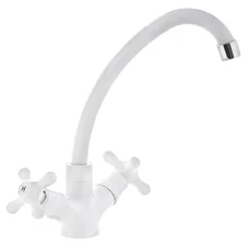 Змішувач для кухні PLAMIX AMAX-271 White (з підведенням) 
