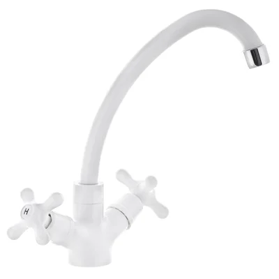 Змішувач для кухні PLAMIX AMAX-271 White (з підведенням) 