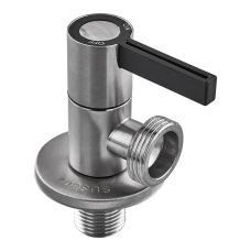 Кран для подключения сантехприборов Zerix VAL-12-1/2x3/4 из нерж.стали SUS304 (ZX5105)