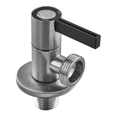 Кран для подключения сантехприборов Zerix VAL-12-1/2x3/4 из нерж.стали SUS304 (ZX5105)