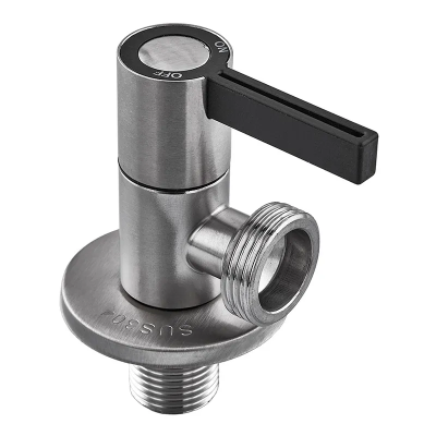 Кран для подключения сантехприборов Zerix VAL-12-1/2x3/4 из нерж.стали SUS304 (ZX5105)