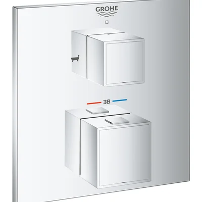 Термостат прихованого монтажу на 2 споживача Grohe Grohtherm Cube (24155000)