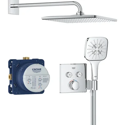 Душевая система скрытого монтажа с термостатом Grohe Grohtherm SmartControl (34865000)