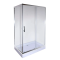 Душевая кабина с низким поддоном Mixxus HARD SCT01-120x80x198-TR CHROME прозрачное стекло 5мм (MI69