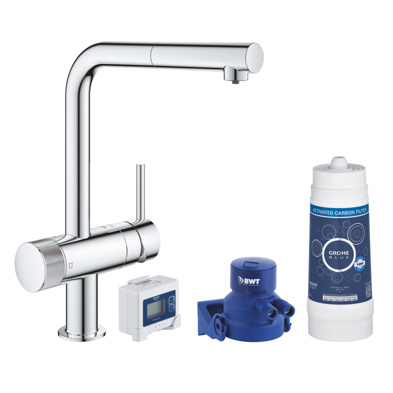 Комплект змішувача для кухні із фільтром Grohe Blue Pure (30382000)