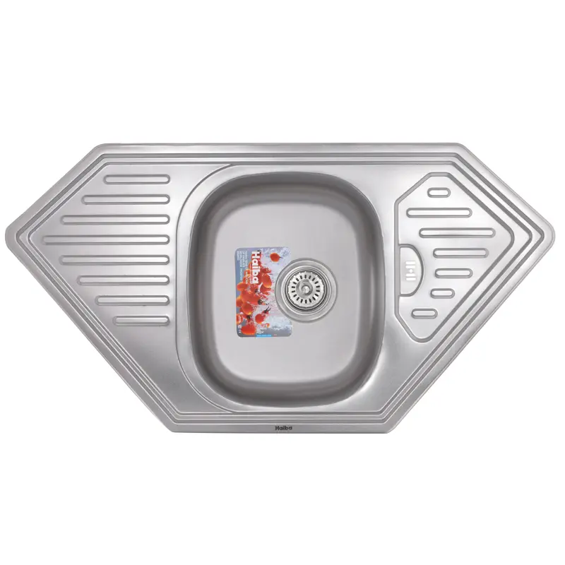 Мийка кухонна HAIBA 95x50 (satin) (HB0656) Мийка кухонна HAIBA 95x50 (satin) (HB0656)