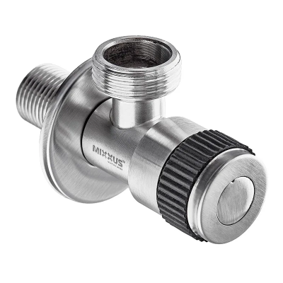Кран для подключения сантехприборов Mixxus VAL-05-1/2x3/4 с нерж. стали SUS304 (MI6027)