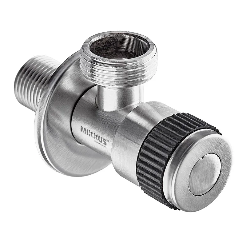 Кран для подключения сантехприборов Mixxus VAL-05-1/2x3/4 с нерж. стали SUS304 (MI6027)