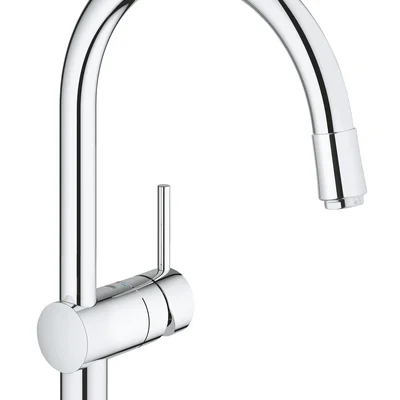 Змішувач для кухні з висувним виливом Grohe Minta (32918000)