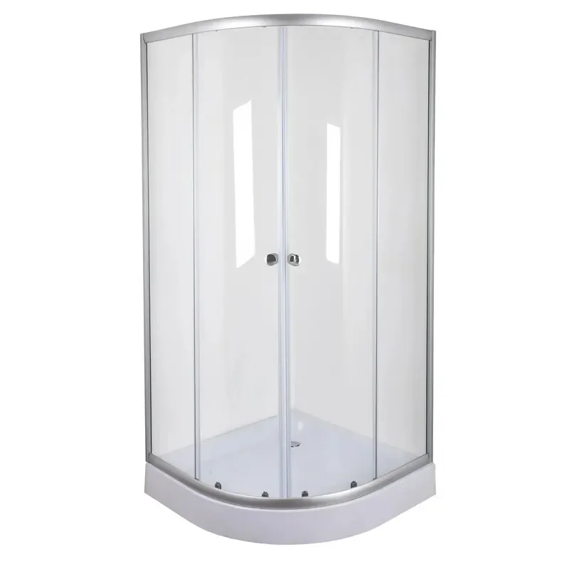 Душевая кабина без поддона Mixxus PLAIN SC01-90x90x185-TR CHROME прозрачное стекло 4мм (MI6899)
