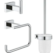 Набор аксессуаров 3 в 1 Grohe Essentials Cube New (40757001)