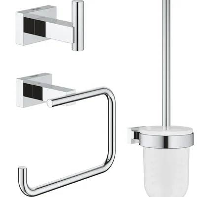 Набор аксессуаров 3 в 1 Grohe Essentials Cube New (40757001)