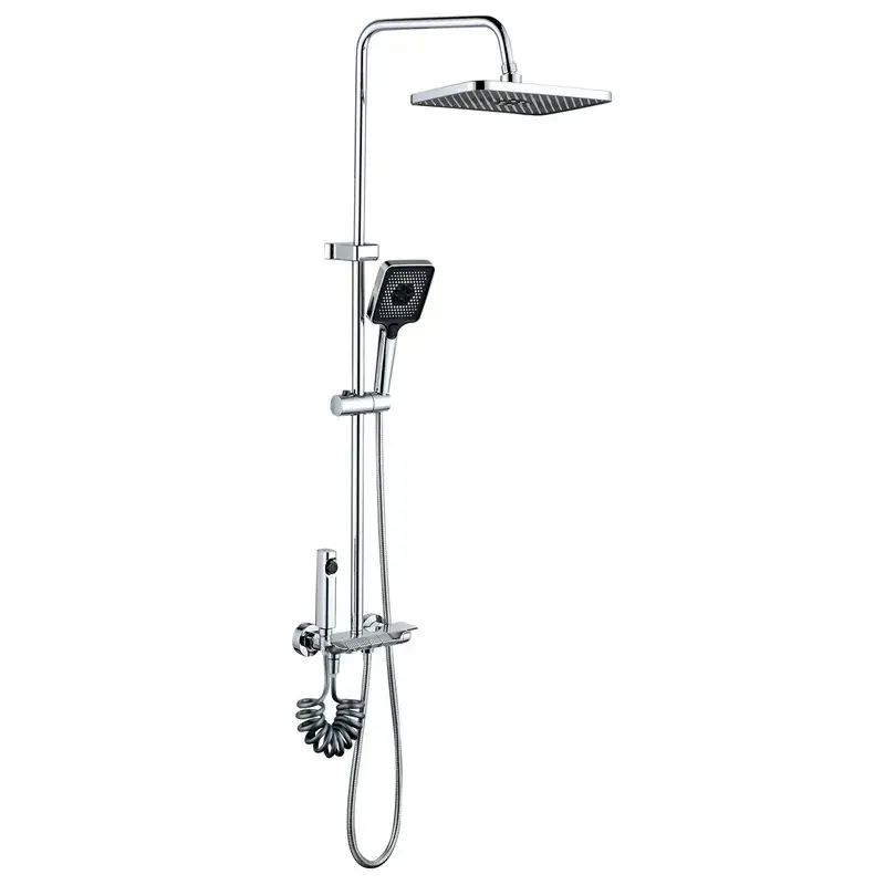 Душевая колонна со смесителем Mixxus Premium MARLIN 009-J с кнопкой переключения, 4 режима (MI6830) Душевая колонна со смесителем Mixxus Premium MARLIN 009-J с кнопкой переключения, 4 режима (MI6830)