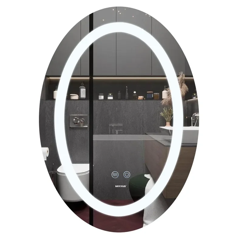 Зеркало Mixxus PLAIN MV03-50x70 с LED Touch, Anti-fog, димером, рег. яркости (MI6664)