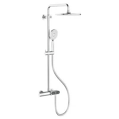 Душевая колонна с термостатическим смесителем Koer KB-55014-01 (Цвет хром) (KR4732)