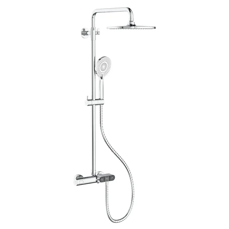 Душевая колонна с термостатическим смесителем Koer KB-55014-01 (Цвет хром) (KR4732)