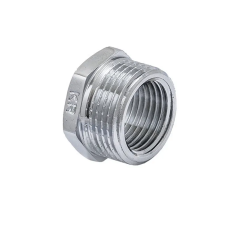 Футорка 3/4"х1" (хром) Koer KF.F0810.chr (KF0132)