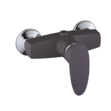 Смеситель для душевой кабины Plamix CEZAR-003 SET Graphite, со шлангом, лейкой и кронштейном (PM068