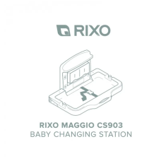 Настенный пеленальный столик с усиленными бортами Rixo Maggio (CS903)