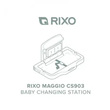 Настенный пеленальный столик с усиленными бортами Rixo Maggio (CS903)