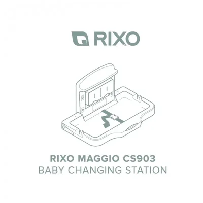 Настенный пеленальный столик с усиленными бортами Rixo Maggio (CS903)