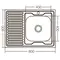 Кухонна мийка накладна ZERIXZ8060R-04-160E (satin) (ZX1619) Кухонна мийка накладна ZERIXZ8060R-04-160E (satin) (ZX1619)