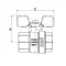 Кран шаровой Roho R100-050B - 1/2" (RO0101) Кран шаровой Roho R100-050B - 1/2" (RO0101)
