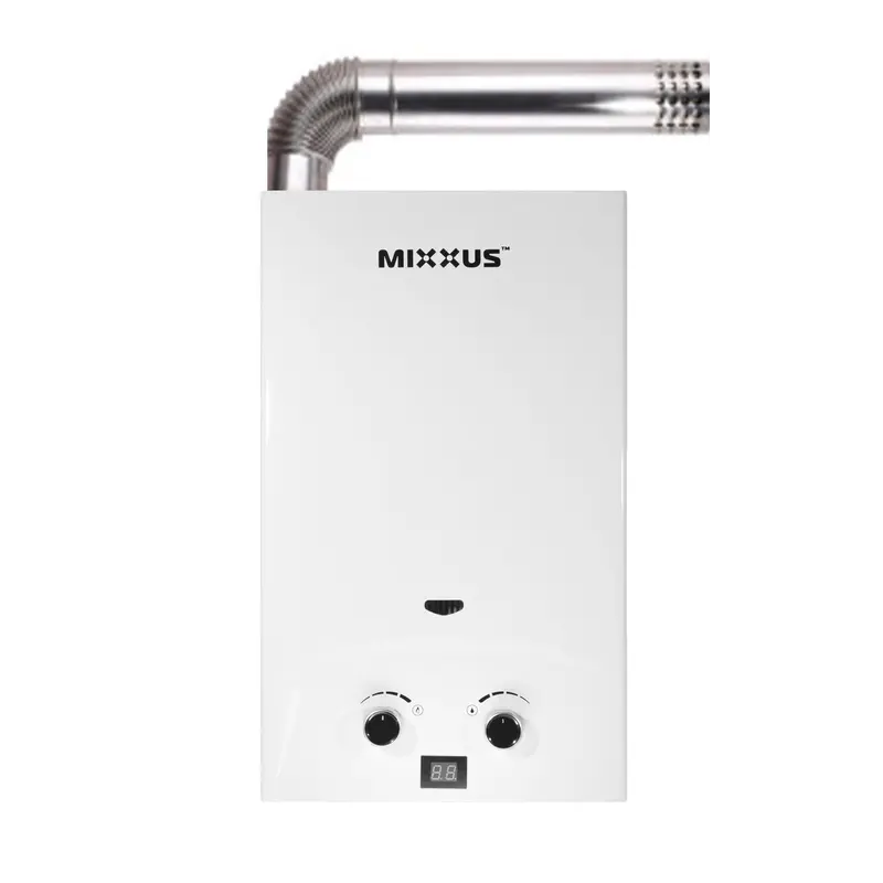 Газовая колонка Mixxus GWH-0710 BASIC TURBO WHITE турбированная 10 л/мин (WH0028) Газовая колонка Mixxus GWH-0710 BASIC TURBO WHITE турбированная 10 л/мин (WH0028)