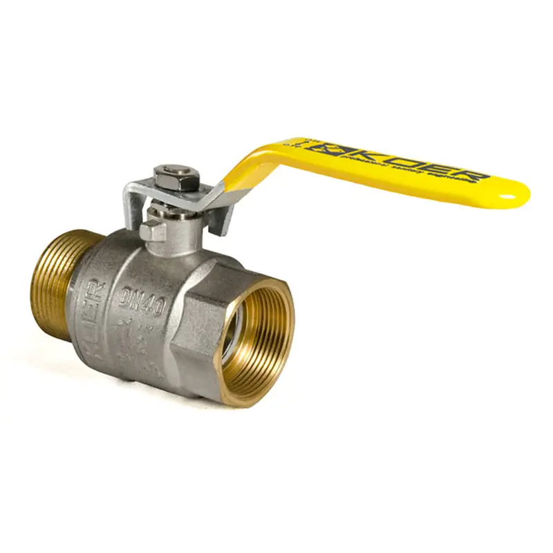 Кран шаровой KOER KR.215.G - 1 1/2" FM ГШВ YELLOW, ручка "рычаг" желтая (KR0126) Кран шаровой KOER KR.215.G - 1 1/2" FM ГШВ YELLOW, ручка "рычаг" желтая (KR0126)