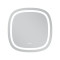 Зеркало Mixxus Premium DIVERSE MR16-70x70 (LED Touch, Anti-fog, димер (3-6,5kK)) (MP6640)