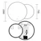 Зеркало Mixxus Premium TOPPER MC01-100x75 (LED Touch, Anti-fog, димер (3-6,5kK) (MP6631)