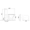 Унитаз-компакт Mixxus BEVEL-0407-T1 630х350х795mm, система смыва TORNADO 1.0 (MI6690)
