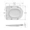 Унитаз-компакт Mixxus BEVEL-0407-T1 630х350х795mm, система смыва TORNADO 1.0 (MI6690)