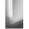 Зеркало Mixxus FLAT MR04-100x60 с LED Touch, Anti-fog, димером, регулировкой яркости, часами (MI600