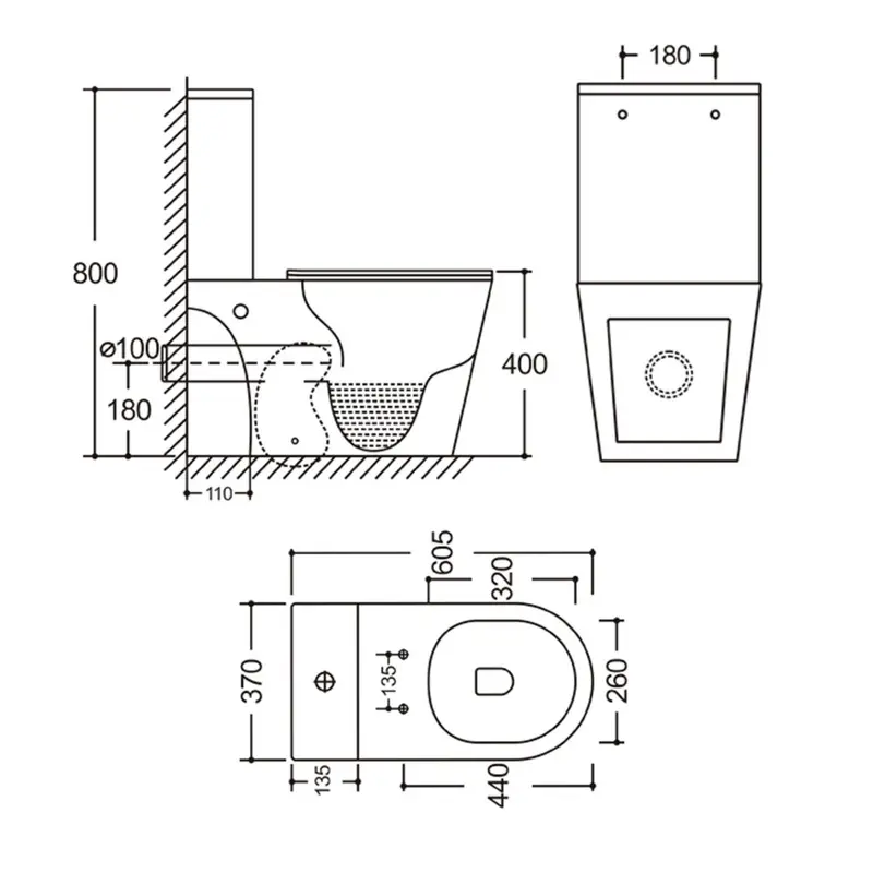 Унитаз-компакт Mixxus BEVEL-0405-R 605х370х800mm, система смыва RIMLESS (MI6728) Унитаз-компакт Mixxus BEVEL-0405-R 605х370х800mm, система смыва RIMLESS (MI6728)