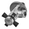Кран для подключения сантехприборов Zerix VAL-09-1/2x1/2 из нерж.стали SUS304 (ZX5102)