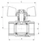 Кран шаровый СК 1/2" ГГБ Б/Н art. 602 (WP0132)
