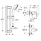 Душевой комплект 2в1 Grohe EX BauLoop (26129002)