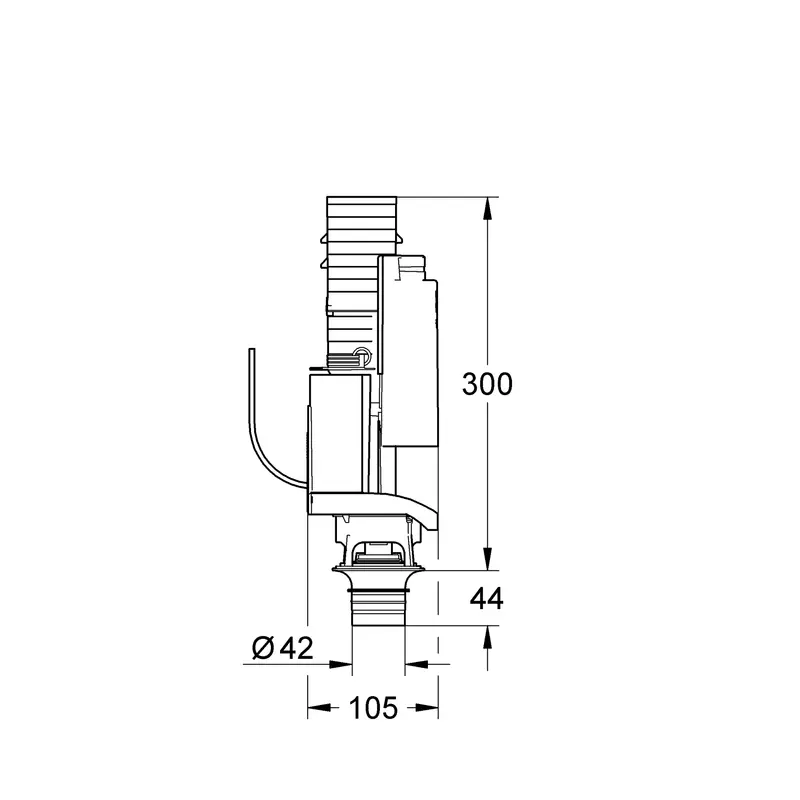 Смывной клапан Grohe (38736000) Смывной клапан Grohe (38736000)