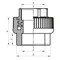 Муфта ВР 63x2F PPR Koer K0093.PRO (KP0111)