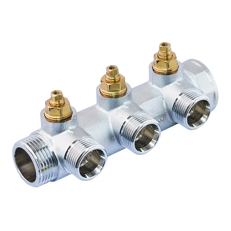 Коллектор вентильный с адаптером Koer KR.1127-3 - 1"x3 - 3/4 Ways (евроконус-плоскость) (KR4947) Коллектор вентильный с адаптером Koer KR.1127-3 - 1"x3 - 3/4 Ways (евроконус-плоскость) (KR4947)
