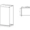 Душевая перегородка Mixxus Premium FLAT SP01-140x200-TR Chrome Walk-In прозрачное стекло 8мм (MI685