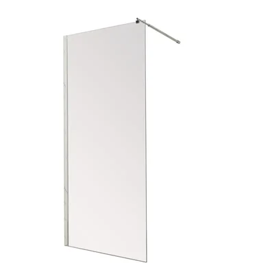 Душевая перегородка Mixxus Premium FLAT SP01-140x200-TR Chrome Walk-In прозрачное стекло 8мм (MI685