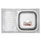 Мийка кухонна ZERIX Z8050R-06-160MD (MICRO DECOR) (ZS0599)