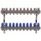 Коллекторный блок с термостатическими клапанами Koer KR.1100-11 1”x11 ways (KR2637)