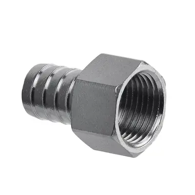 Штуцер для подсоединения шланга Koer KF.U08F-18 - 3/4"x18mm F (KR3343) Штуцер для подсоединения шланга Koer KF.U08F-18 - 3/4"x18mm F (KR3343)