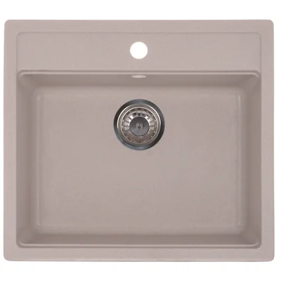 Мийка кухонна ZERIX ZS-5751S-06 Бежева (ZX4597)