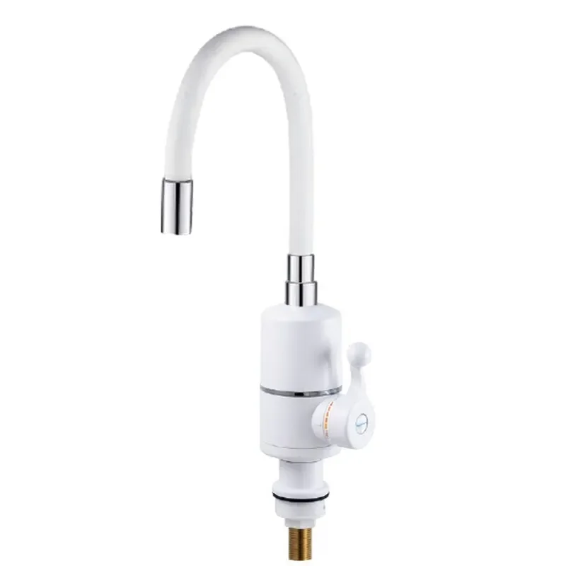 Проточный водонагреватель Zerix ELW06-F-WHITE 3,3 kW силиконовый излив, на мойку (ZX5857)