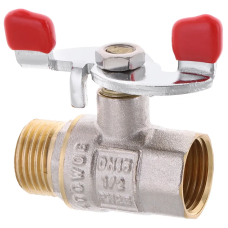 Кран шаровый Waterpro 1/2" ГШБ (стальная бабочка) (WP2907)