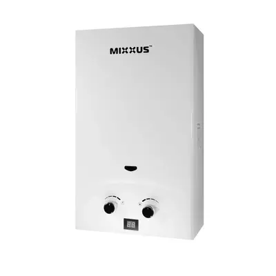 Газовая колонка Mixxus GWH-0710 BASIC TURBO WHITE турбированная 10 л/мин (WH0028) Газовая колонка Mixxus GWH-0710 BASIC TURBO WHITE турбированная 10 л/мин (WH0028)